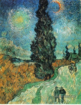  vincent peintre - Route avec les cyprès 2 Vincent van Gogh